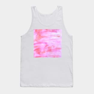 Pink orange watercolor abstract art Tank Top